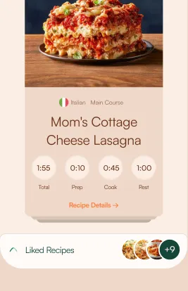 Swipe to discover recipes